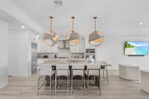 Private kitchen - 673 White Sands Retreat: Bay Views, Pool, Elevator 5 Bedroom Home (Fort Myers Beach)