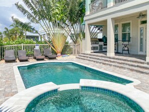 Pool - 135 Island Escape: 5br Home W/ Pool And Spa! 5 Bedroom Home (Fort Myers Beach)