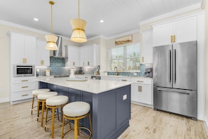 Huis, 5 slaapkamers | Privékeuken | Een koelkast, een oven, een koffiezetapparaat/waterkoker