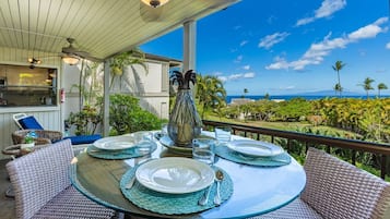 Condo, 1 Bedroom | Tempat makan luar