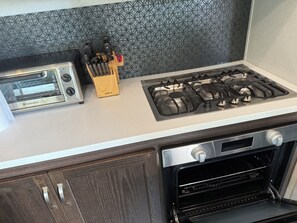 Microwave, oven, stovetop