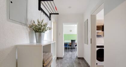 Garden view - apartment for up to 6 people.