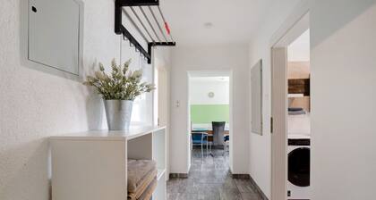 Garden view - apartment for up to 6 people.