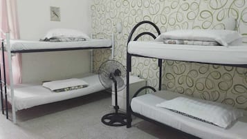 Female Dorm Room with 6 Beds | Iron/ironing board, free WiFi