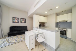 Studio Exclusif, vue ville | Coffres-forts dans les chambres, rideaux occultants