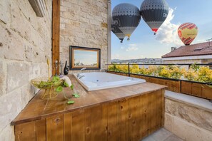 Tweepersoonskamer, 1 queensize bed, balkon | Terras