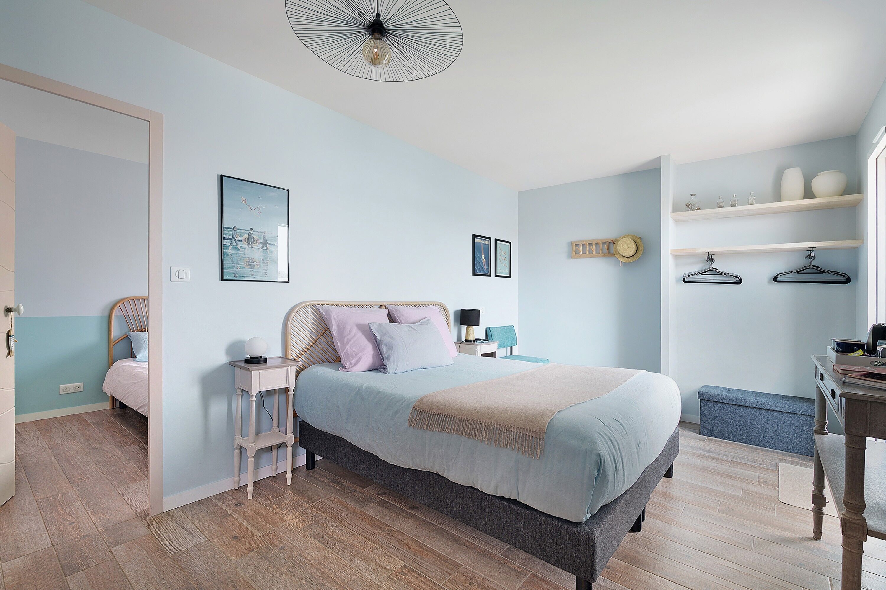 2 chambres, Wi-Fi, literie fournie
