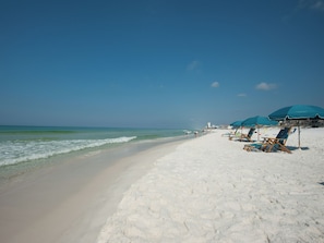 On the beach