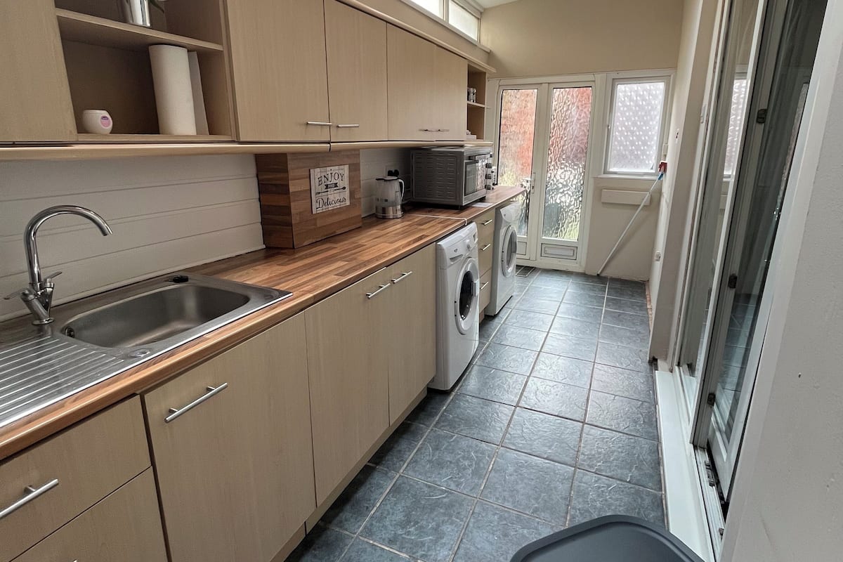 Apartament Comfort, vistes al pati | Cuina privada