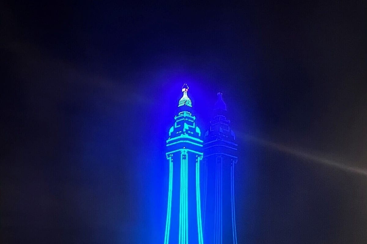 Blick von der Unterkunft