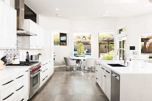 Fridge, microwave, oven, stovetop - New! Enchanted Estate- Elevated Scottsdale Villa (Scottsdale)