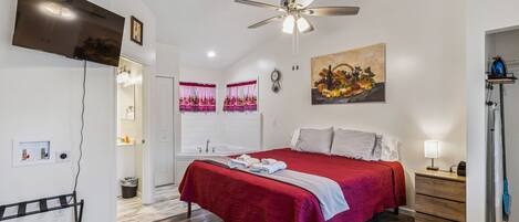 5 bedrooms, iron/ironing board, travel crib, WiFi