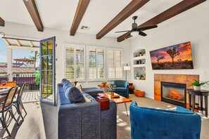 TV, peis og kontorer