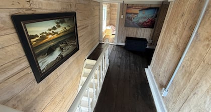 Ocean view saltbox style house