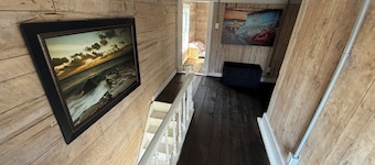Ocean view saltbox style house
