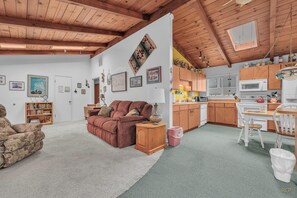 TV, DVD player, books