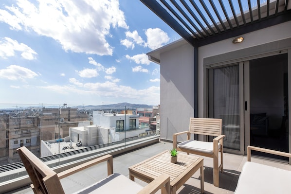 Apartment, 1 Bedroom, Kitchen, City View | Balcony