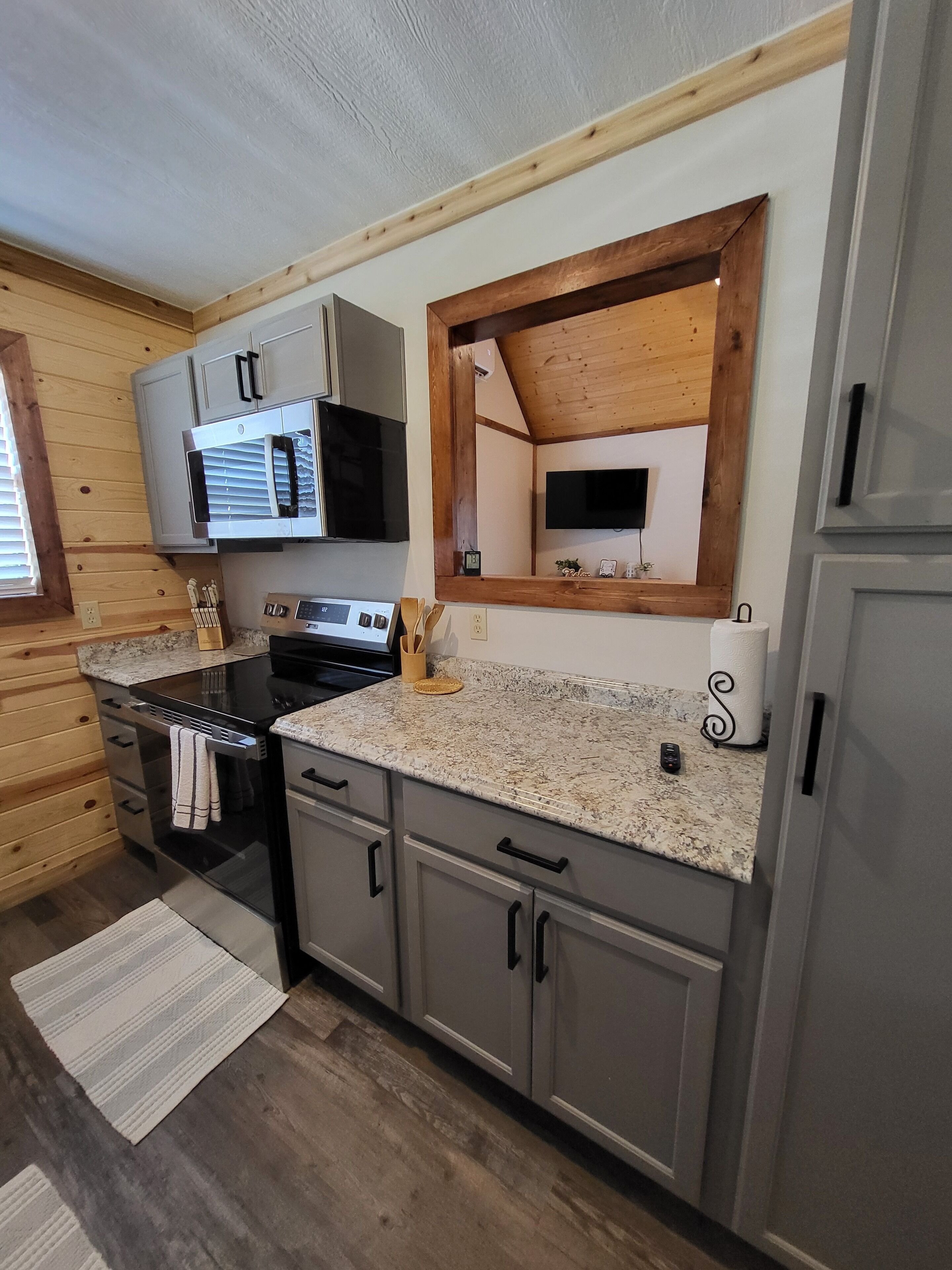 Microwave, oven, stovetop, paper towels