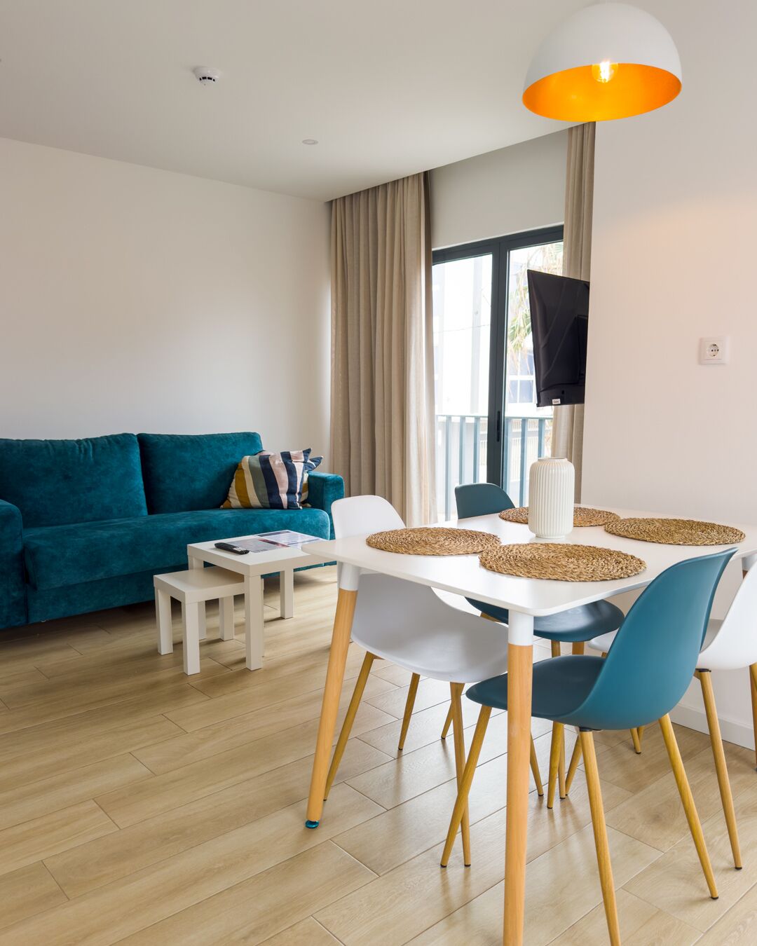 Apartment, 1 Bedroom, Balcony | Living area | TV