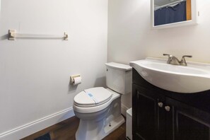 淋浴设施、吹风机、毛巾、肥皂