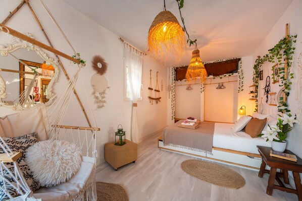 2 室のベッドルーム、ベッドシーツ