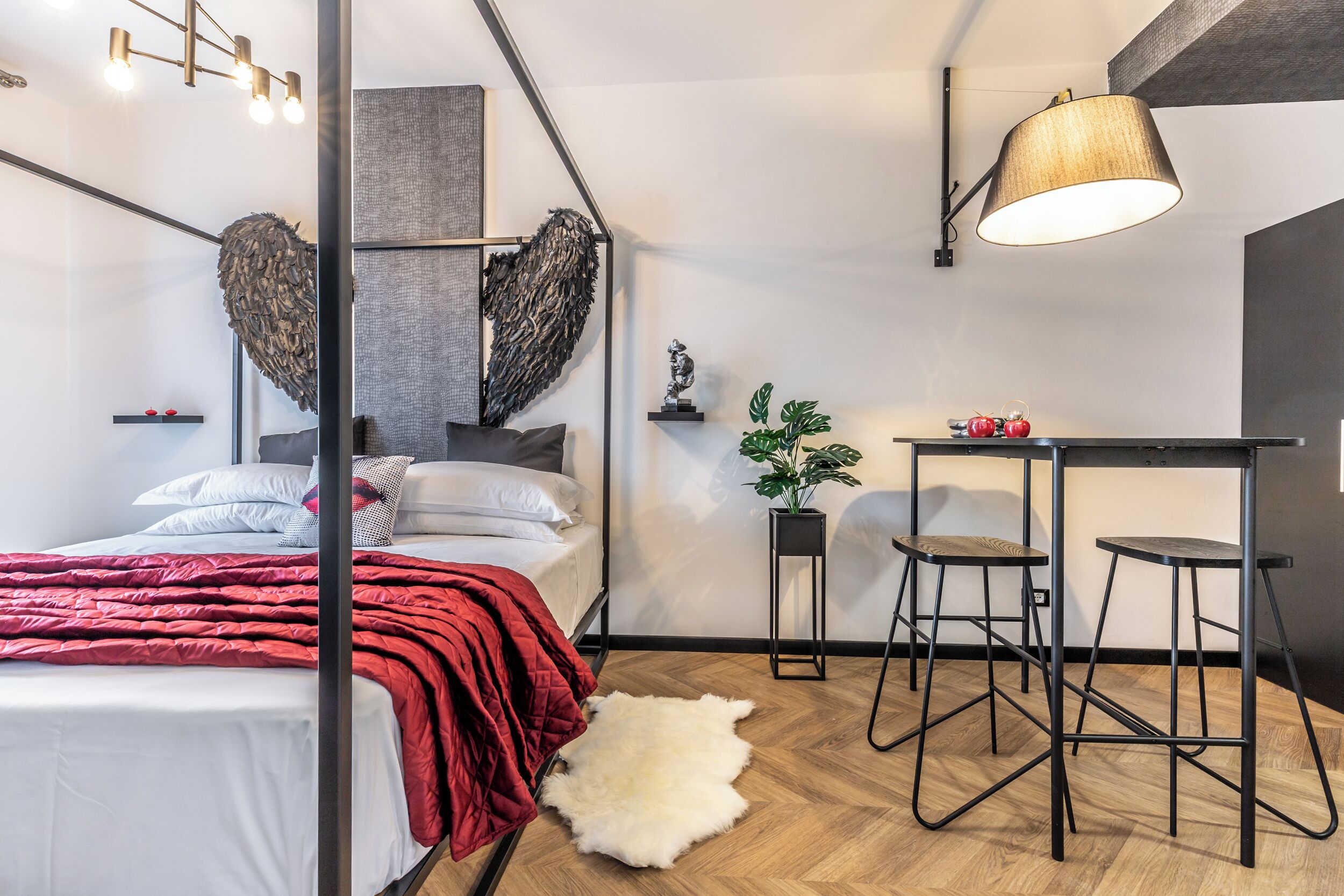 1 chambre, accès au Wi-Fi (inclus), literie fournie