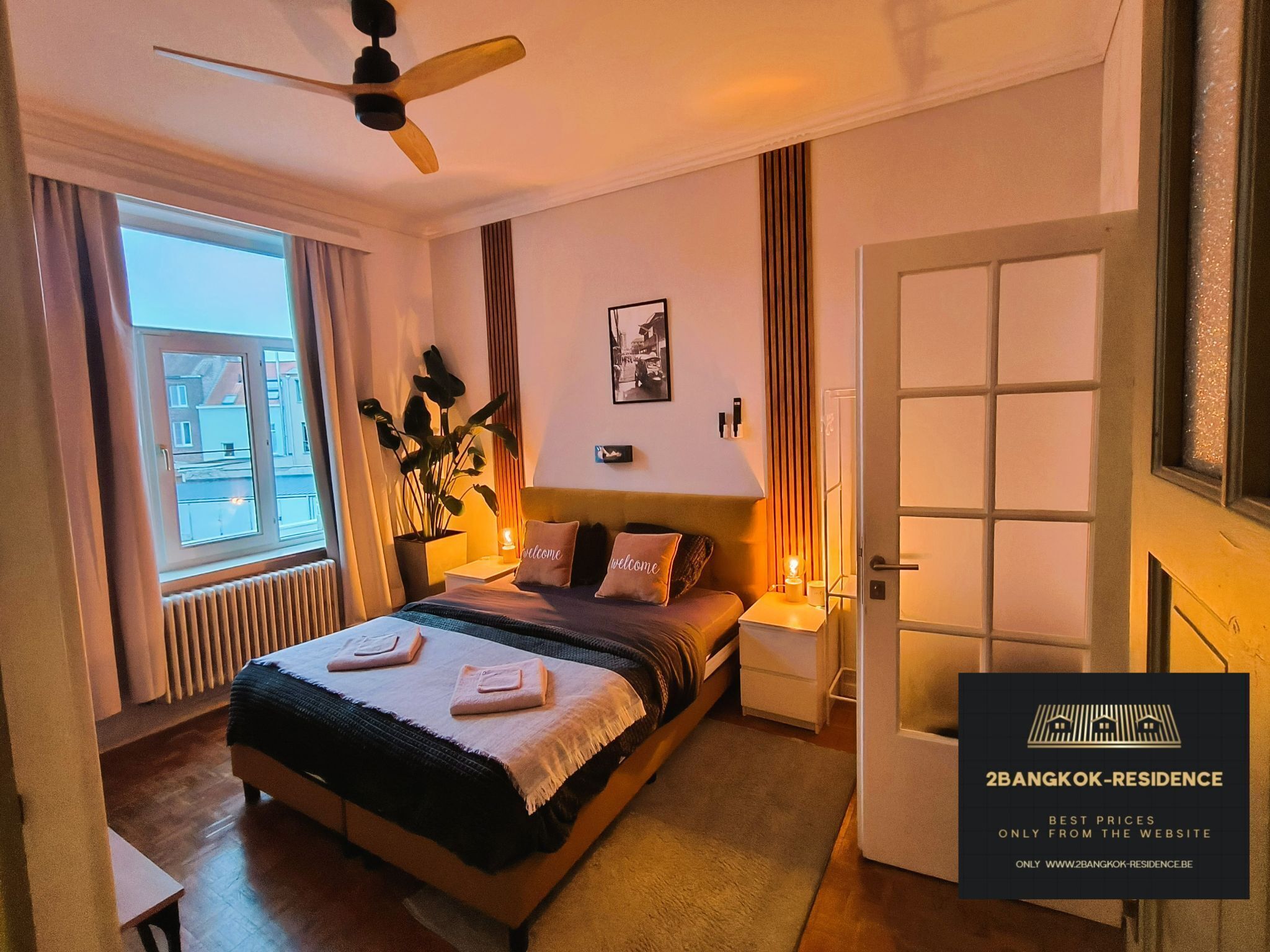 Luxury-Vierbettzimmer, Blick auf den Innenhof | Minibar, kostenloses WLAN
