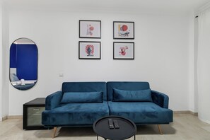 Zweibettzimmer, Stadtblick | Wohnbereich