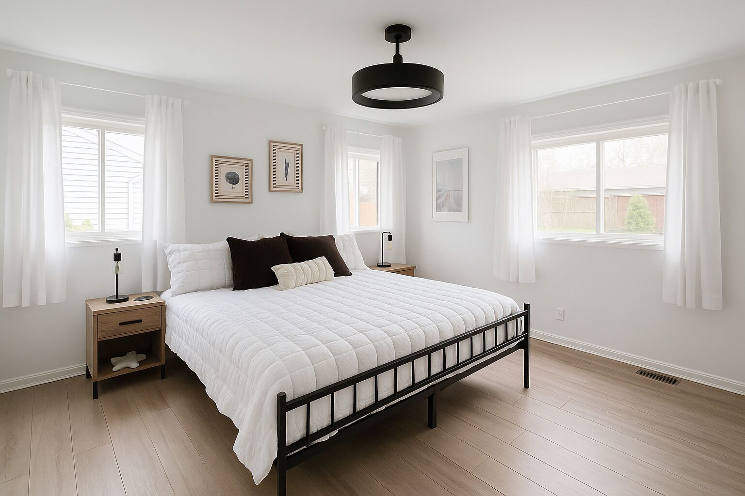 3 bedrooms, desk, iron/ironing board, free WiFi