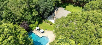 Charming East Hampton Escape with Heated Pool & Spacious Yard