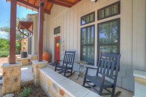 Terrace/patio - Chic Comfort Just Steps From Main Street! (Fredericksburg)