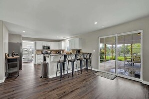 House, Multiple Beds, Hot Tub (155 Moellering Combo) | Private kitchen | Coffee/tea maker - Family-friendly Hill Country Retreat Sleeps 11 + Hot Tubs (Fredericksburg)