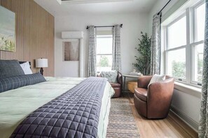 Condo, 1 King Bed, Kitchen, City View (118 E Main - Unit A) | 1 bedroom, individually decorated, individually furnished, bed sheets - The Bank on Main St - Luxury Historic Suite on Main Street! (Fredericksburg)