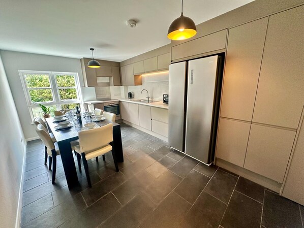 Microwave, oven, dishwasher