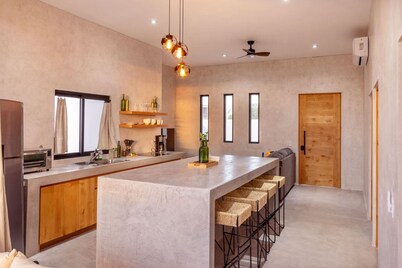 Sun-drenched escape w/ sleek saltwater pool