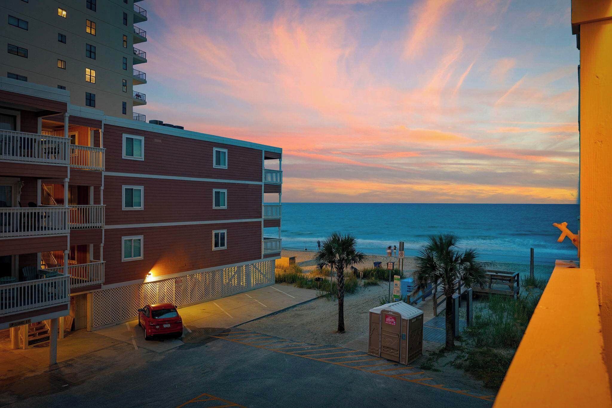 Ocean Views at Twilight from the Deck