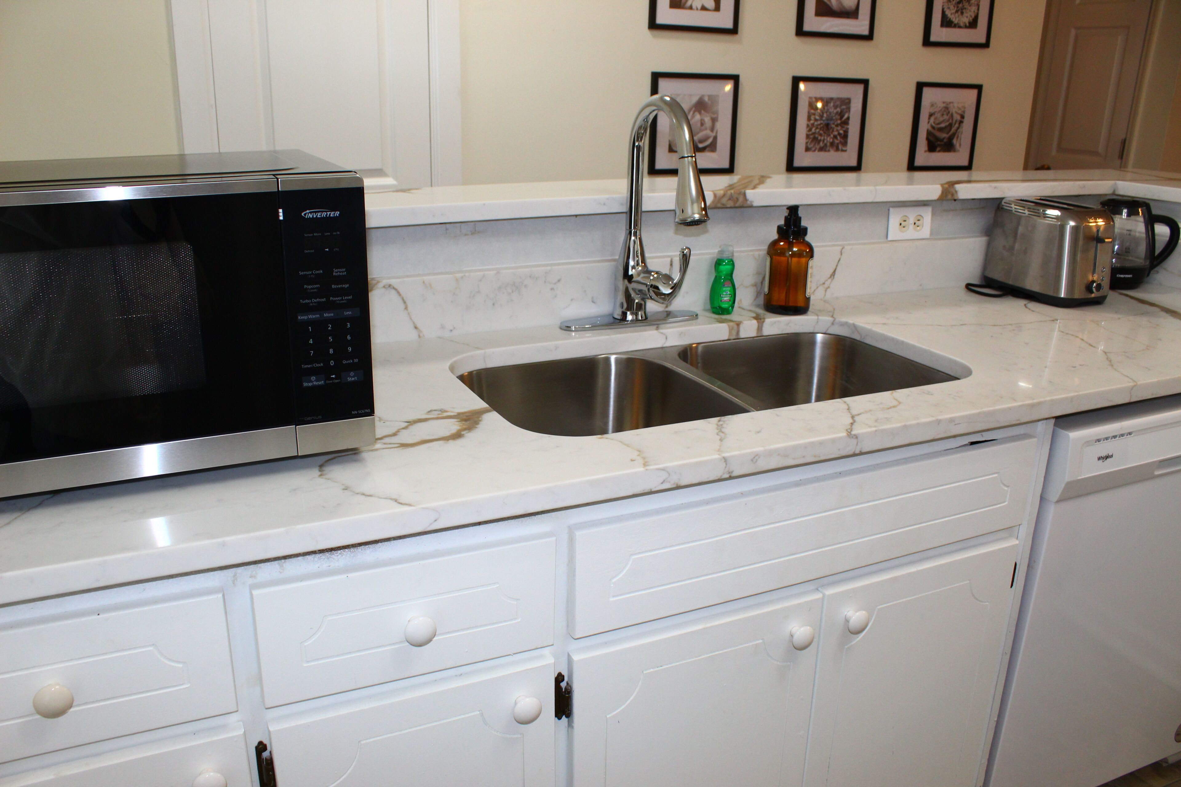 Microondas y parrilla de estufa 