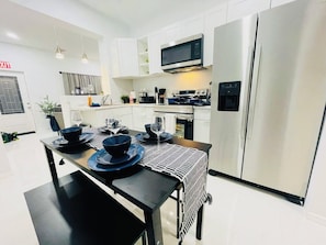 Microwave, oven, stovetop