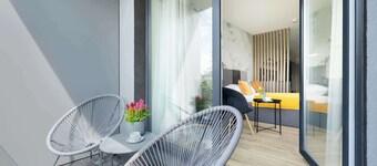 Pearl Marina | KoĆobrzeg | Elegant Studio | Parking | Pool | Balcony