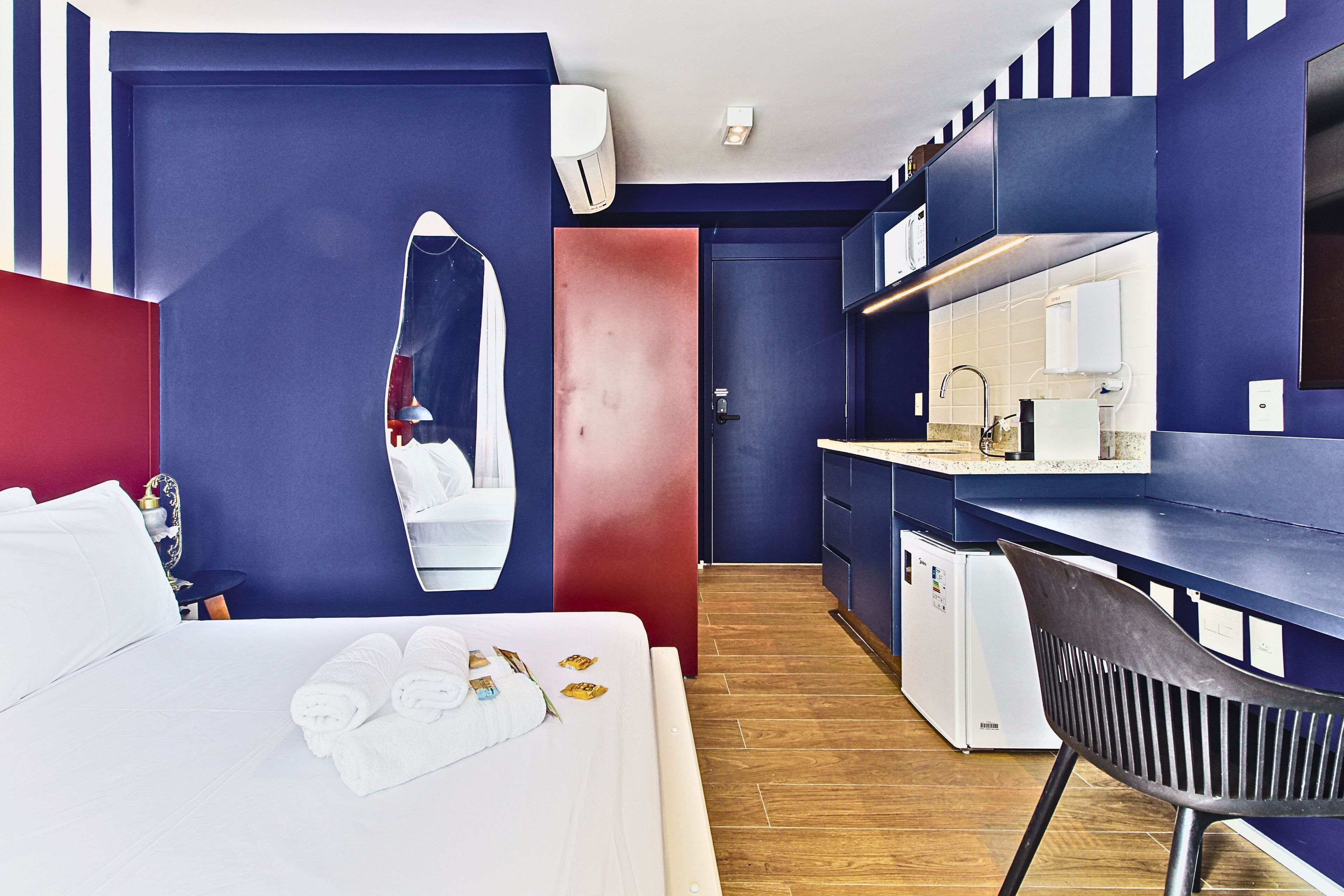 Studio | Blackout drapes, iron/ironing board, free WiFi, bed sheets