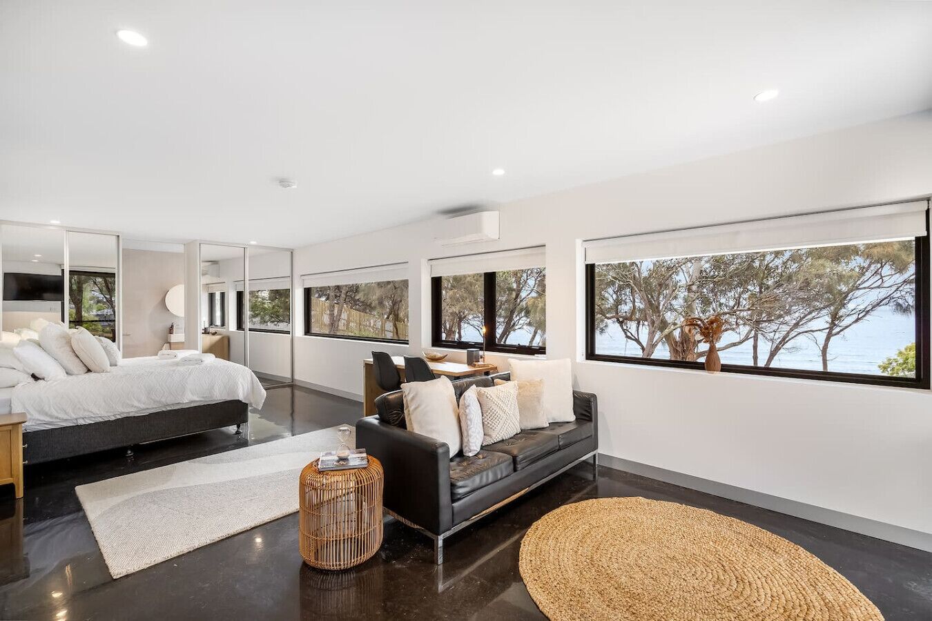 1 bedroom, desk, iron/ironing board, travel cot