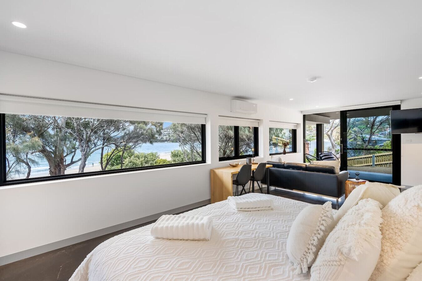 1 bedroom, desk, iron/ironing board, travel crib