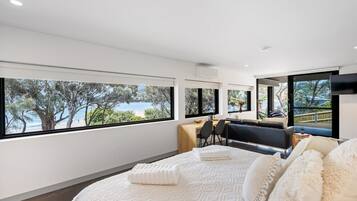 1 bedroom, desk, iron/ironing board, travel cot