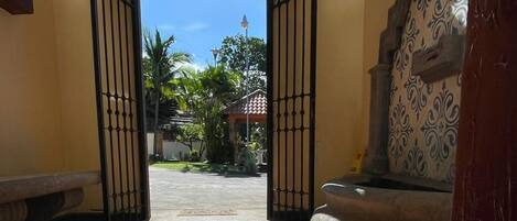 Façade de l’hébergement