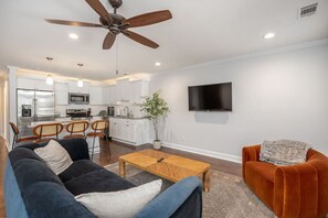 Smart TV, fireplace - Rose Estate - 5 Bedrooms, 2-Car Garage (Savannah)