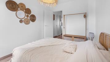 2 chambres, fer et planche Ă repasser, Wi-Fi, draps fournis