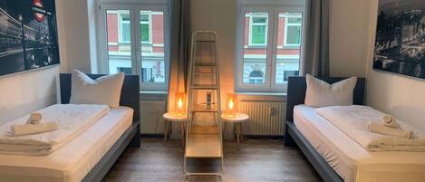 3 室のベッドルーム、WiFi、ベッドシーツ