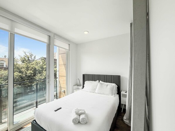 2 bedrooms, bed sheets