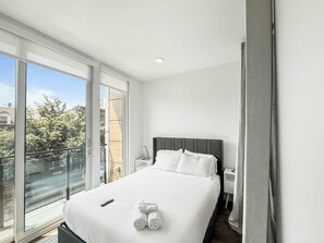 2 bedrooms, bed sheets