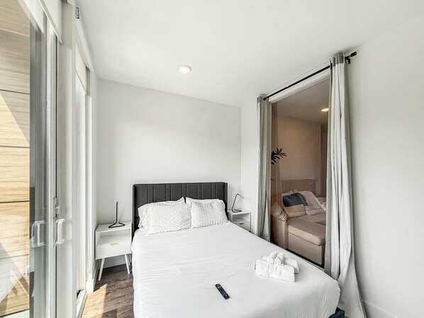 2 habitaciones y ropa de cama